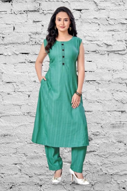 Shree Shanti Selection - Rama Green Coord Set